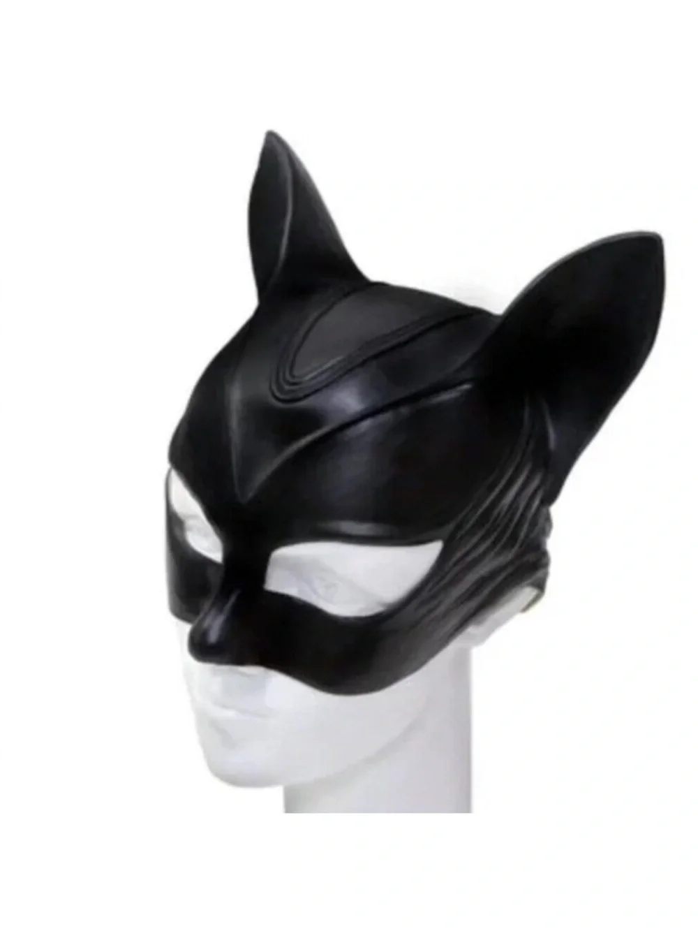 Cat Woman Face Latex Mask Cosplay Batman Catwoman Costume Props Halloween